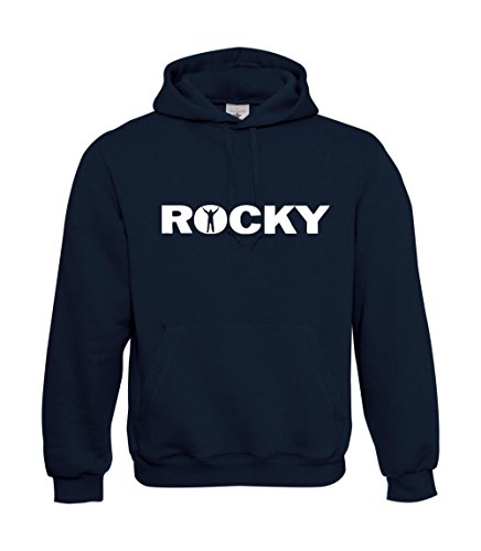 Kapuzenpullover - Rocky (Navy, XL) von Textilhandel Hering