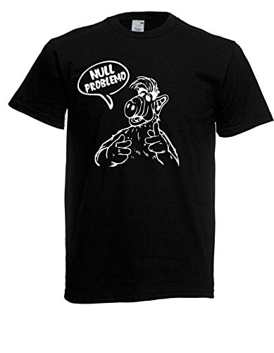 T-Shirt - Alf Null problemo (Schwarz, 3XL) von Textilhandel Hering