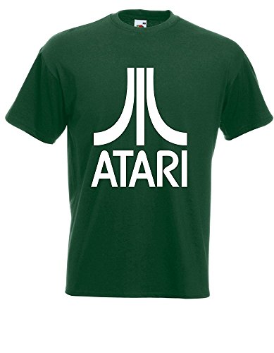 T-Shirt - Atari Groß (Grün, L) von Textilhandel Hering