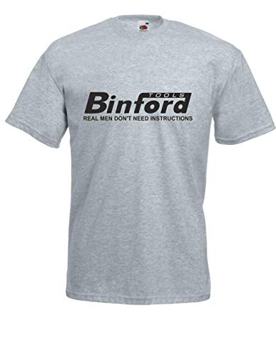 T-Shirt - Binford Tools (Grau, L) von Textilhandel Hering