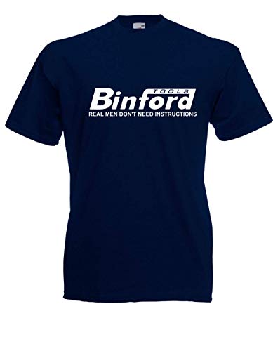 T-Shirt - Binford Tools (Navy, XXL) von Textilhandel Hering