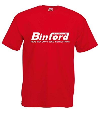 T-Shirt - Binford Tools (Rot, XL) von Textilhandel Hering