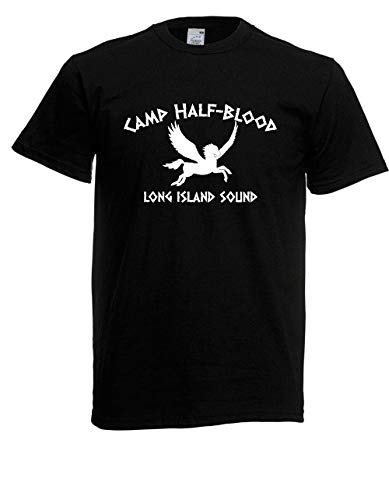 T-Shirt - Camp Halfblood (Schwarz, XL) von Textilhandel Hering