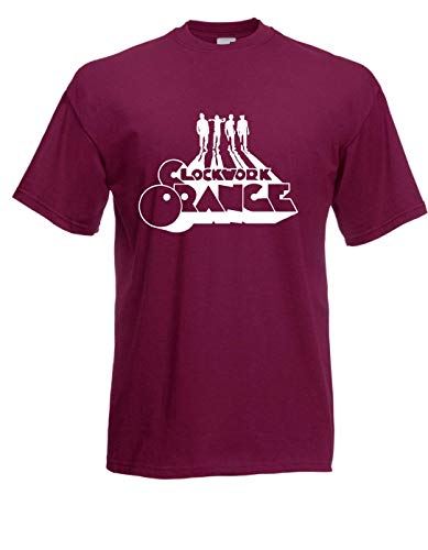 T-Shirt - Clockwork Orange (Bordeaux, XXL) von Textilhandel Hering