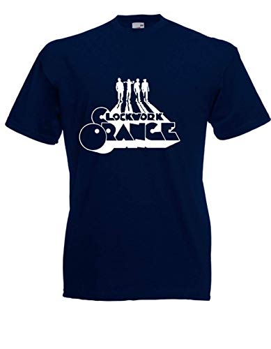 T-Shirt - Clockwork Orange (Navy, XXL) von Textilhandel Hering