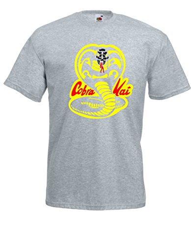 T-Shirt - Cobra Kai (Grau, M) von Textilhandel Hering