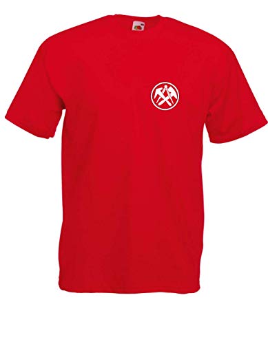 T-Shirt - Dachdecker (Rot, M) von Textilhandel Hering