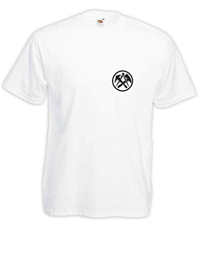 T-Shirt - Dachdecker (Weiß, XL) von Textilhandel Hering