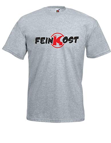 T-Shirt - Feinkost (Grau, M) von Textilhandel Hering