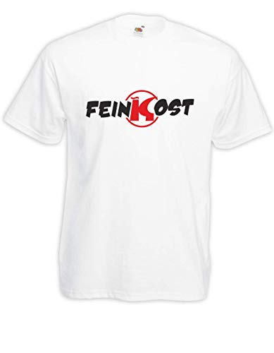 T-Shirt - Feinkost (Weiß, M) von Textilhandel Hering