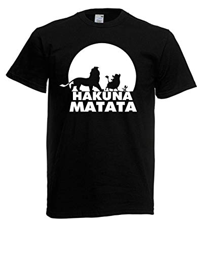 T-Shirt - Hakuna Matata (Schwarz, 3XL) von Textilhandel Hering