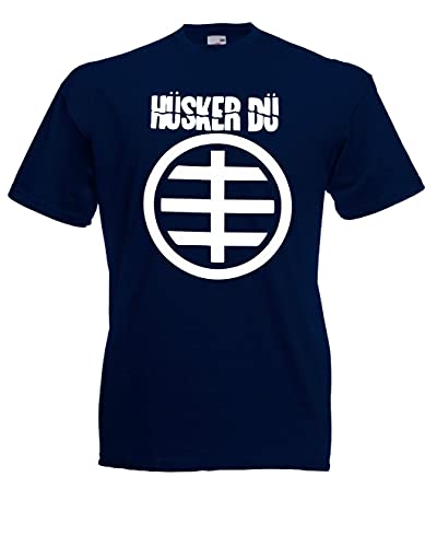 T-Shirt - Hüsker Dü (Navy, XL, x_l) von Textilhandel Hering