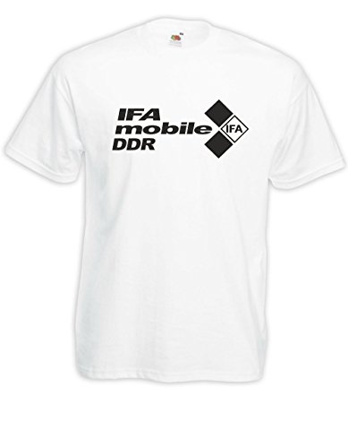 T-Shirt - IFA Mobile DDR (Weiß, M) von Textilhandel Hering
