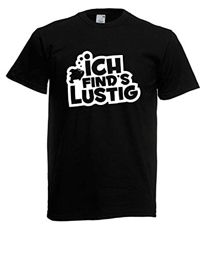 T-Shirt - Ich Finds lustig (Schwarz, L) von Textilhandel Hering