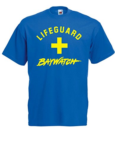 T-Shirt - Lifeguard - Baywatch (Blau, M) von Textilhandel Hering