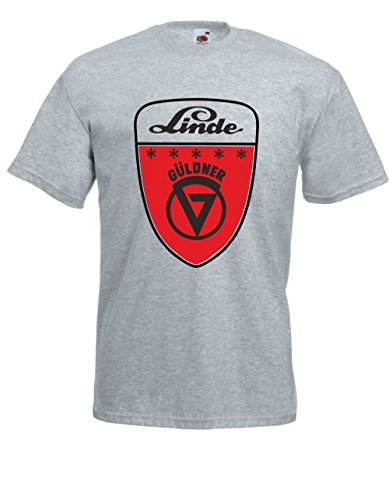 T-Shirt - Linde Güldner Traktor (Grau, XXL) von Textilhandel Hering