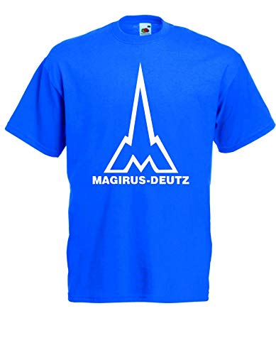 T-Shirt - Magirus-Deutz (Blau, XL) von Textilhandel Hering