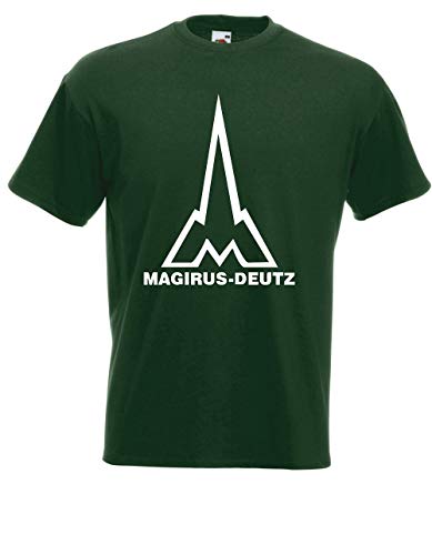 T-Shirt - Magirus-Deutz (Grün, XL) von Textilhandel Hering