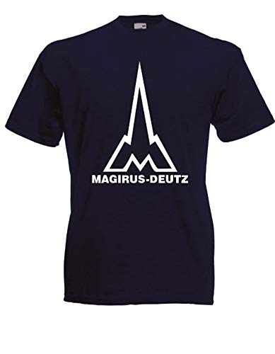 T-Shirt - Magirus-Deutz (Navy, M) von Textilhandel Hering