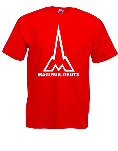 T-Shirt - Magirus-Deutz (Rot, XL) von Textilhandel Hering
