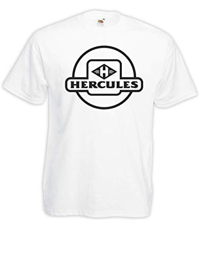 T-Shirt - Mofa Moped Hercules (Weiß, XL) von Textilhandel Hering