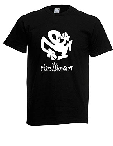 T-Shirt - Plastikman Richie Hawtin Minus Techno (Schwarz, XXL) von Textilhandel Hering