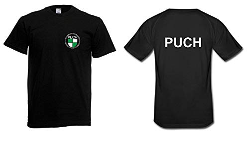 T-Shirt - Puch (Schwarz, 3XL) von Textilhandel Hering