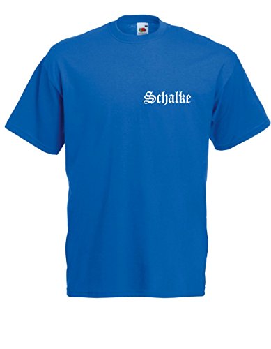 T-Shirt - Schalke (Blau, XL) von Textilhandel Hering