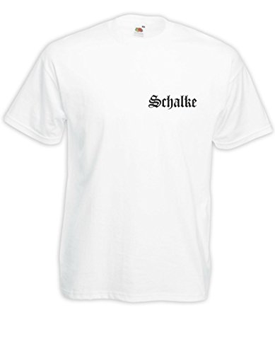 T-Shirt - Schalke (Weiß, 5XL) von Textilhandel Hering