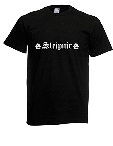 T-Shirt - Sleipnir (Schwarz, L) von Textilhandel Hering