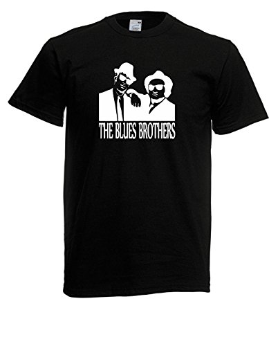 T-Shirt - The Blues Brothers (Schwarz, 5XL) von Textilhandel Hering