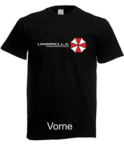 T-Shirt - Umbrella Corporation (Schwarz, L) von Textilhandel Hering