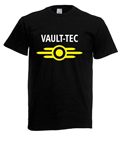 T-Shirt - Vault-Tec (Schwarz, 3XL) von Textilhandel Hering