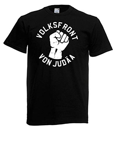 T-Shirt - Volksfront von Judäa (Schwarz, 3XL) von Textilhandel Hering