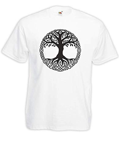 T-Shirt - Yggdrasil (Weiß, 5XL) von Textilhandel Hering