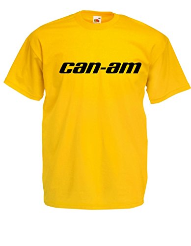 T-Shirt - can-am (Gelb, XL) von Textilhandel Hering