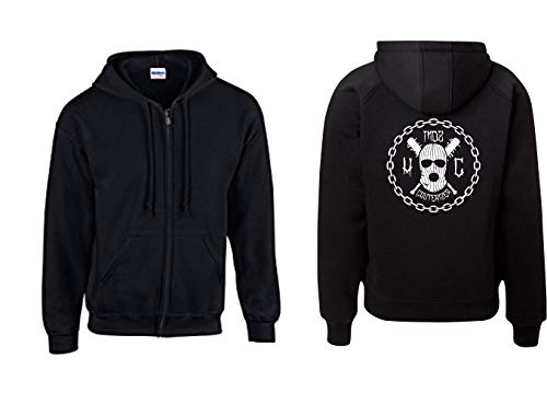 Textilhandel Hering Jacke - Angerfist Hardcore Techno Gabber MOH (Schwarz, XS) von Textilhandel Hering