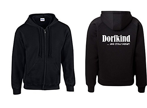 Textilhandel Hering Jacke - Dorfkind (Schwarz, XXL) von Textilhandel Hering