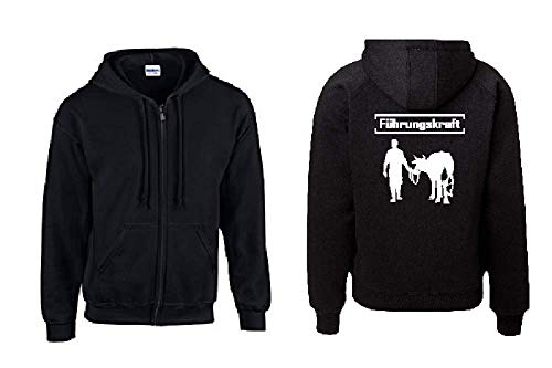 Textilhandel Hering Jacke - Führungskraft Kuh (Schwarz, 5XL) von Textilhandel Hering