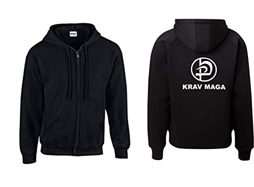 Textilhandel Hering Jacke - Krav MAGA Kampfsport Logo (Schwarz, M) von Textilhandel Hering