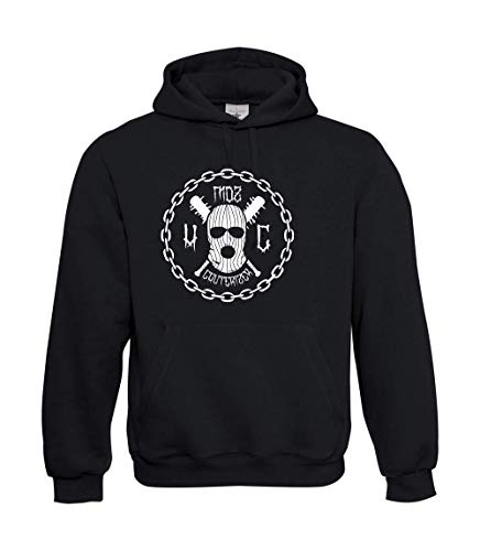 Textilhandel Hering Kapuzenpullover - Angerfist Hardcore Techno Gabber MOH (Schwarz, XXL, xx_l) von Textilhandel Hering