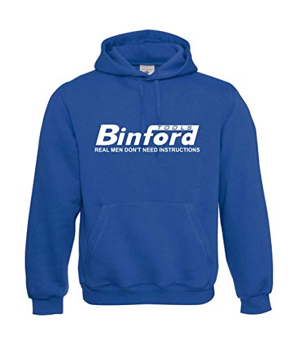 Textilhandel Hering Kapuzenpullover - Binford-Tools (Blau, M) von Textilhandel Hering