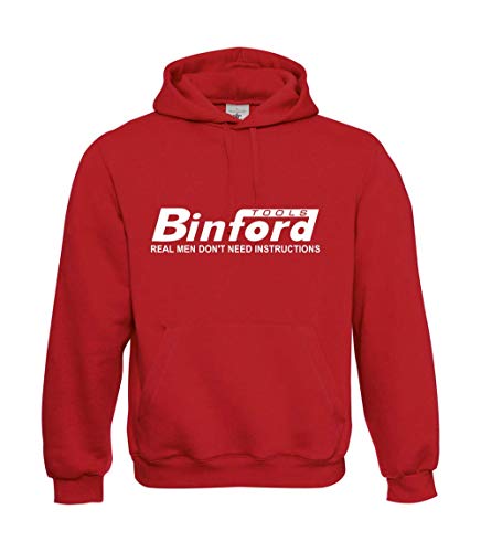Textilhandel Hering Kapuzenpullover - Binford-Tools (Rot, M) von Textilhandel Hering