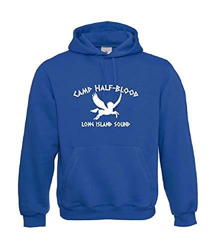 Textilhandel Hering Kapuzenpullover - Camp-Halfblood (Blau, L) von Textilhandel Hering