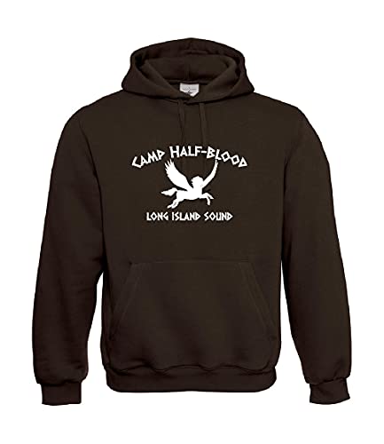 Textilhandel Hering Kapuzenpullover - Camp-Halfblood (Braun, XL) von Textilhandel Hering