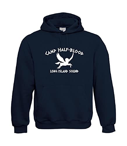 Textilhandel Hering Kapuzenpullover - Camp-Halfblood (Navy, L) von Textilhandel Hering