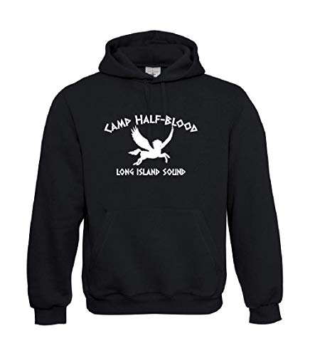 Textilhandel Hering Kapuzenpullover - Camp-Halfblood (Schwarz, 3XL) von Textilhandel Hering