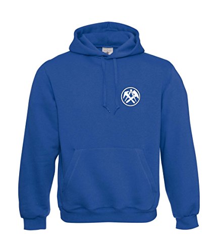 Textilhandel Hering Kapuzenpullover - Dachdecker Fun (Blau, XL) von Textilhandel Hering