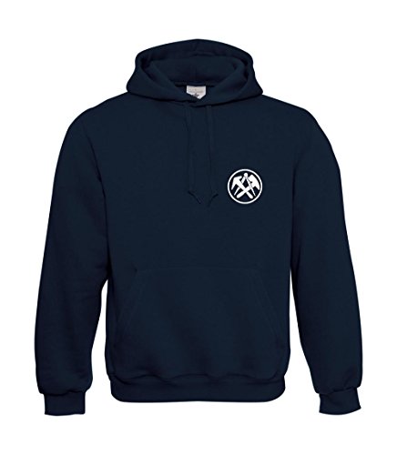 Textilhandel Hering Kapuzenpullover - Dachdecker Fun (Navy, L) von Textilhandel Hering