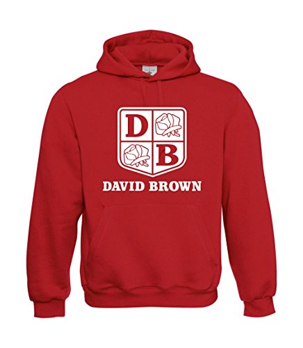 Textilhandel Hering Kapuzenpullover - David Brown A (Rot, XL) von Textilhandel Hering